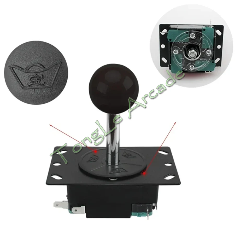 Joystick Arcade Parts - Joystick Baolian 8-kierunkowy z kulką, przyciski