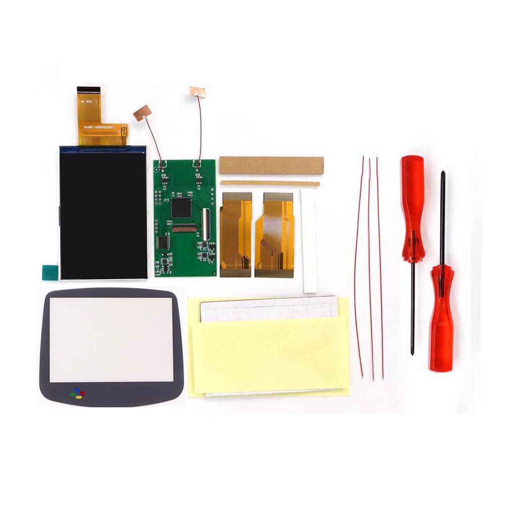 Lcd Screen Arcade - Zestaw LCD z podświetleniem GBA V5
