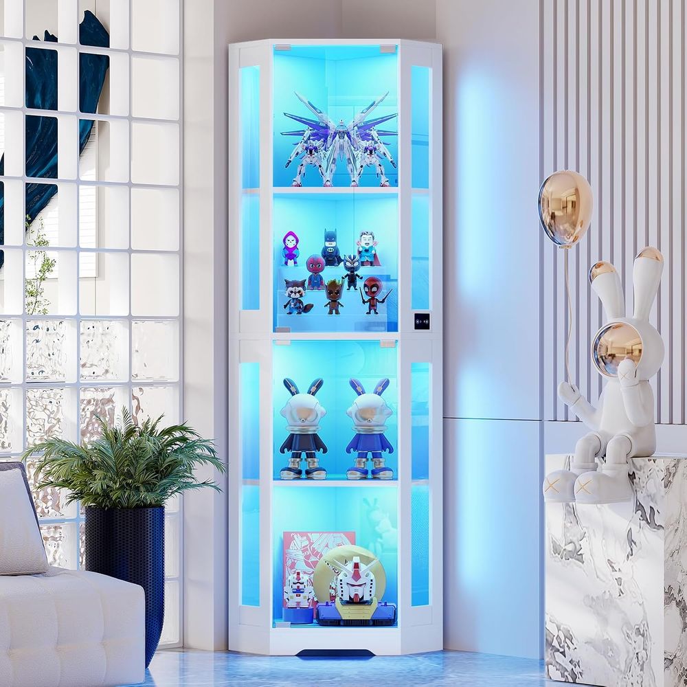 Glass Cabinet Display - Szklana witryna o przekątnej 65 cali