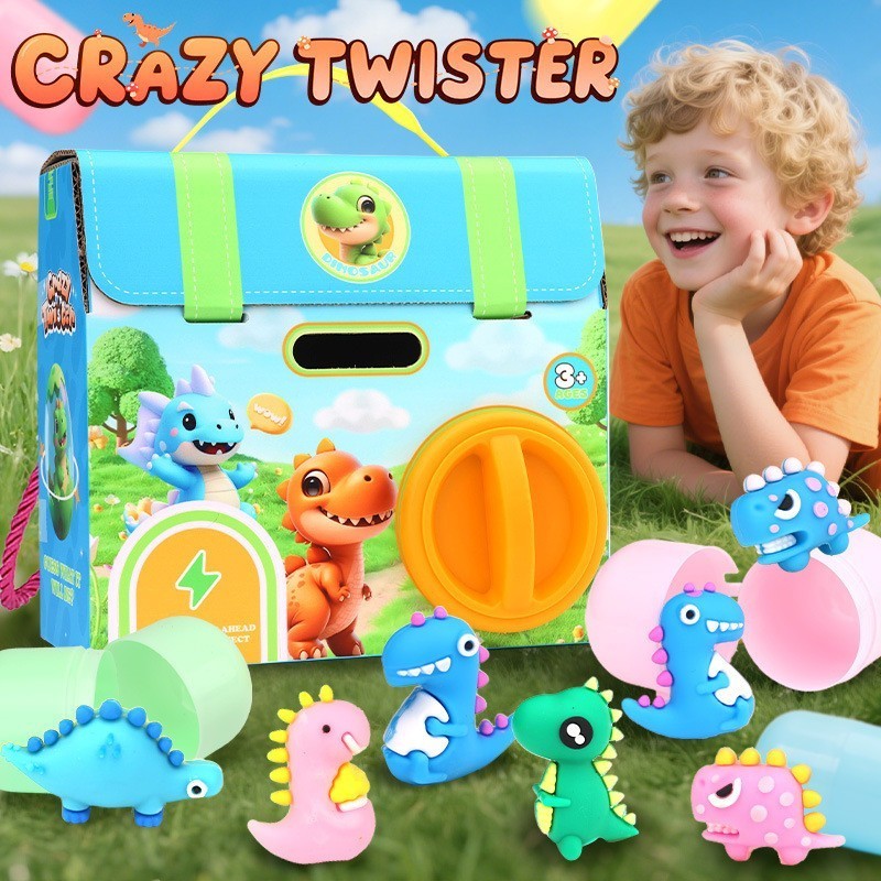 Prize Capsule Toy Machine - Zabawki w kapsułkach niespodzianki Dinozaury Plecak
