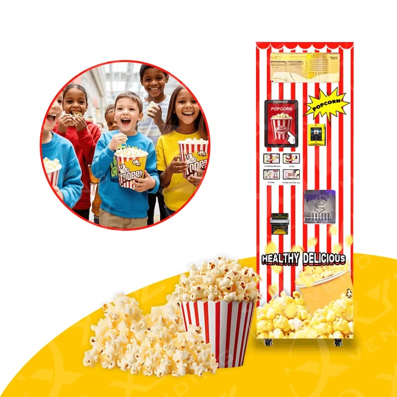 Popcorn Vending Machine - Automatyczny elektryczny automat do popcornu do