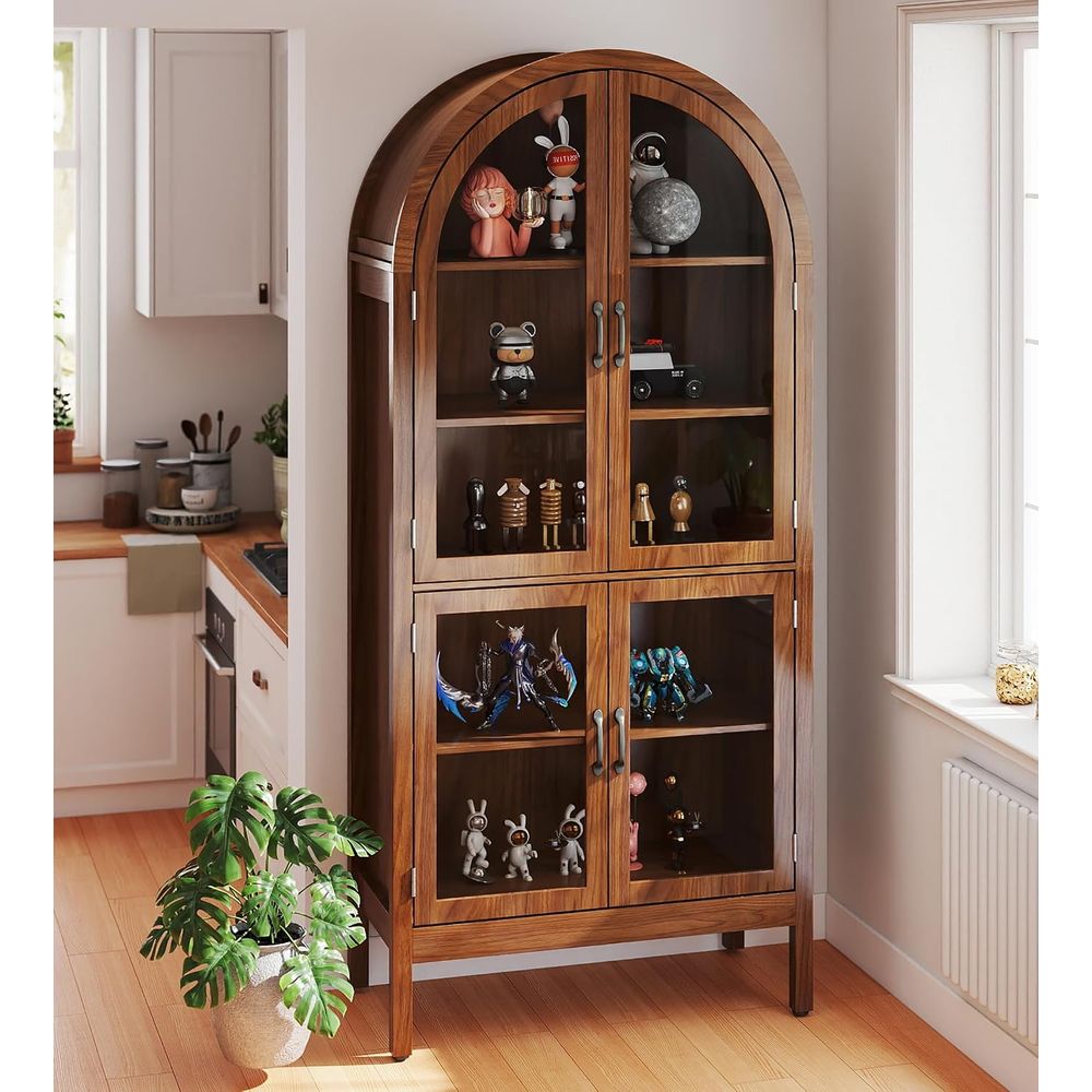 Glass Cabinet Display - Wysoka 70,9 cm witryna z akrylowego