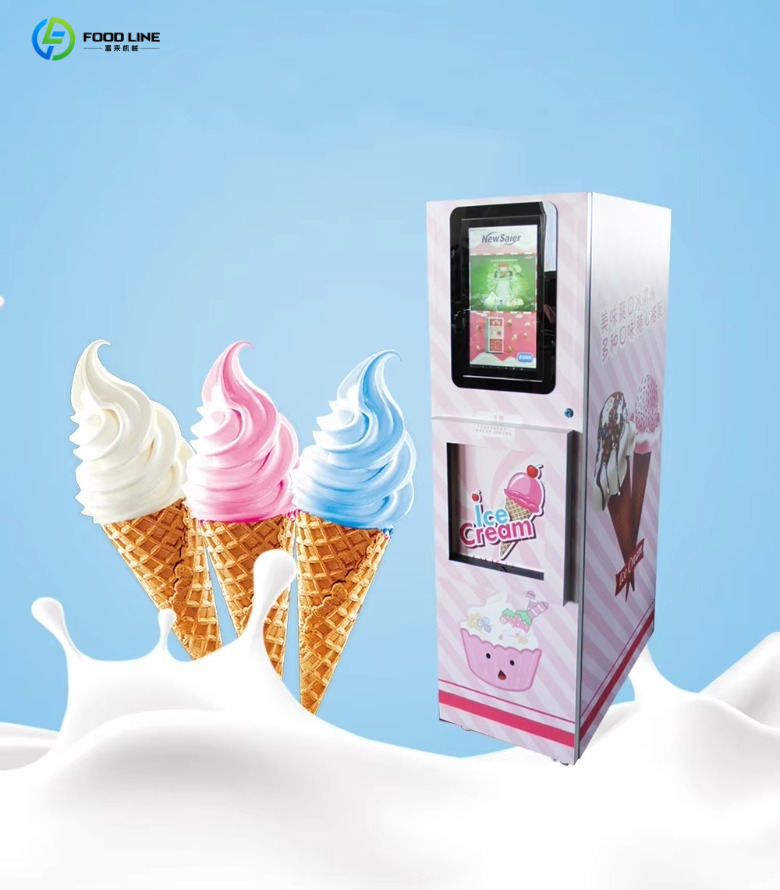 Commercial Vending Machine - Automatyczna komercyjna maszyna do sprzedaży lodów