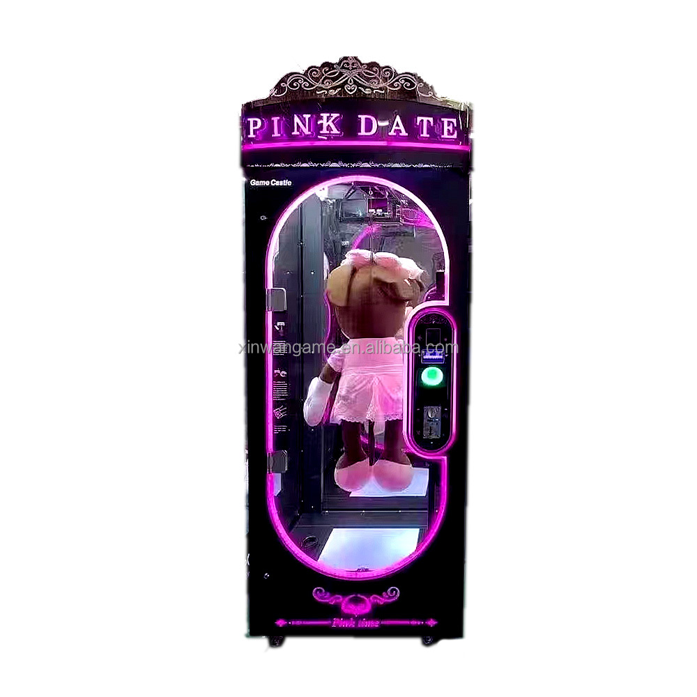 Arcade Toy Claw Vending Machine - Różowy Prezent na Randkę Pluszowa Zabawka
