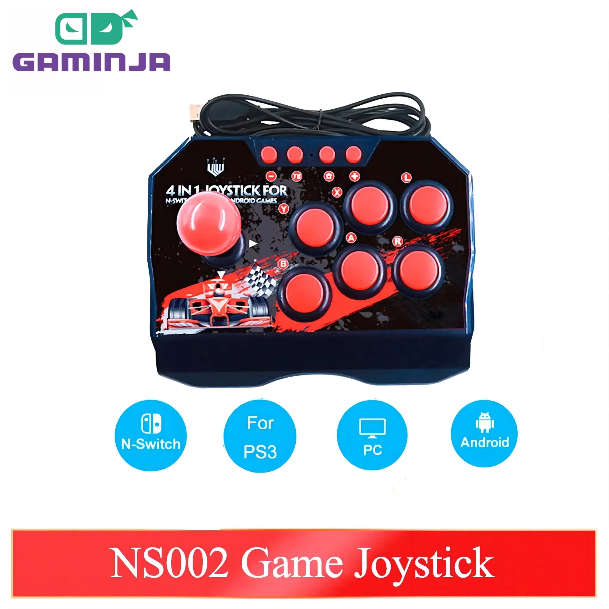 Arcade Game Jackpot - GAMINJA NS002 4 w 1 retro