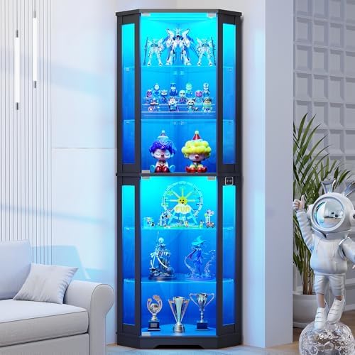 Glass Cabinet Display - Szafka narożna z szklanymi drzwiami, 71