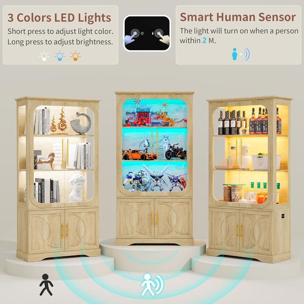 Szafka ekspozycyjna z 5 półkam – Glass Cabinet Display recenzja i cena
