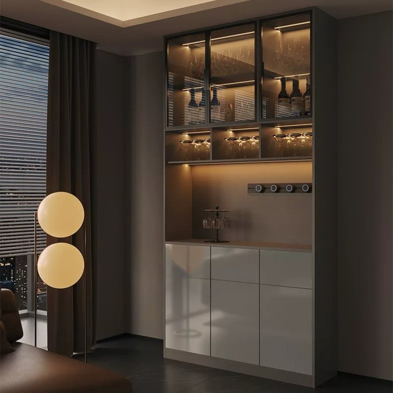 Lekka luksusowa włoska szafka  – Glass Cabinet Display recenzja i cena