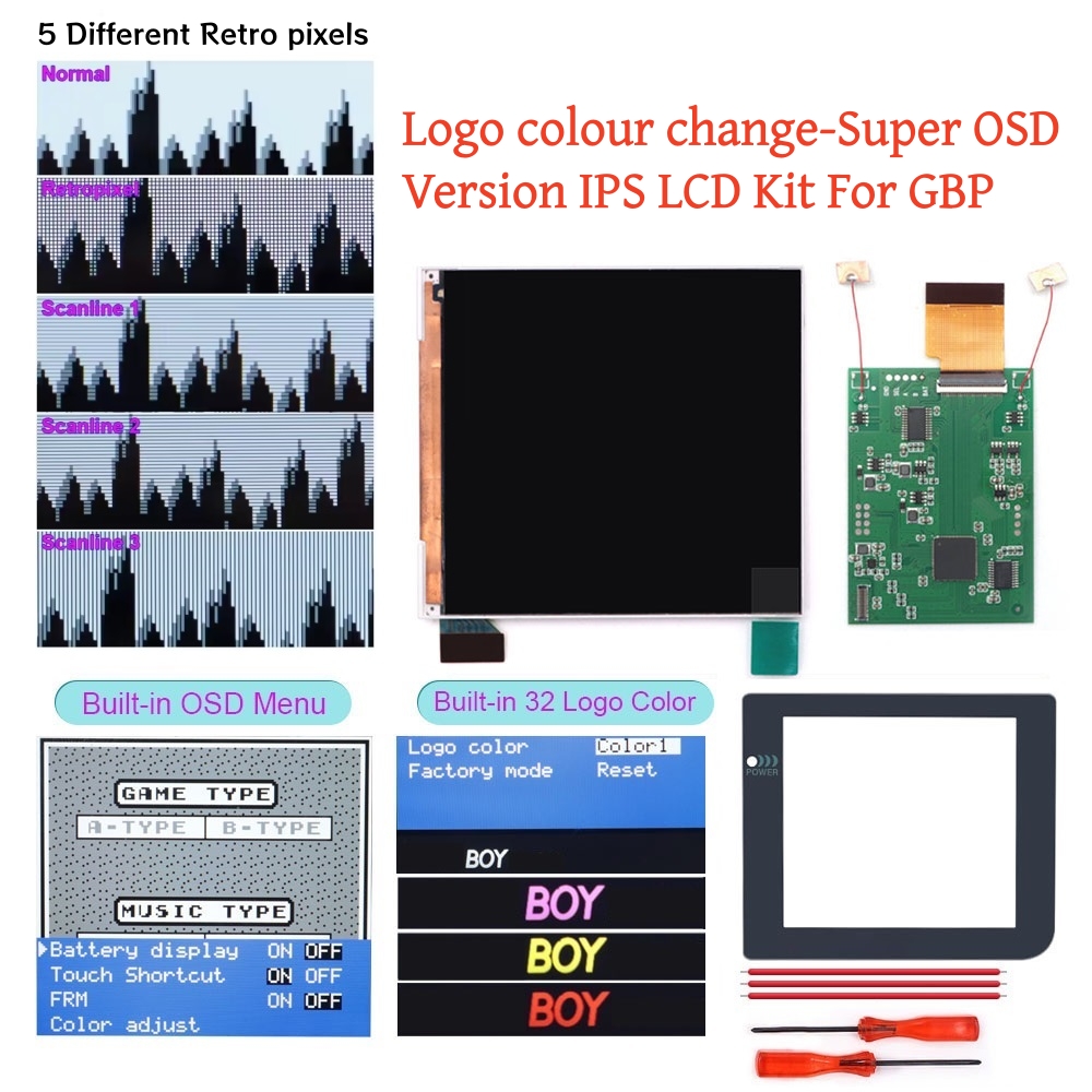 Zestaw do zmiany koloru logo H – Lcd Screen Arcade recenzja i cena