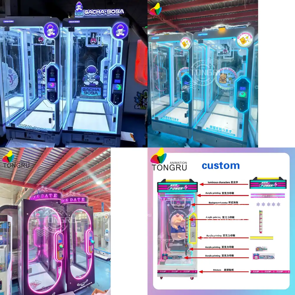 Duża Maszyna do Gier z Nożycam – Arcade Game Vending Machine recenzja i cena