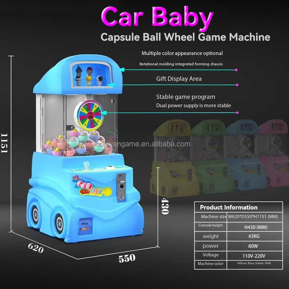 Automat na monety dla dzieci,  – Prize Capsule Toy Machine recenzja i cena