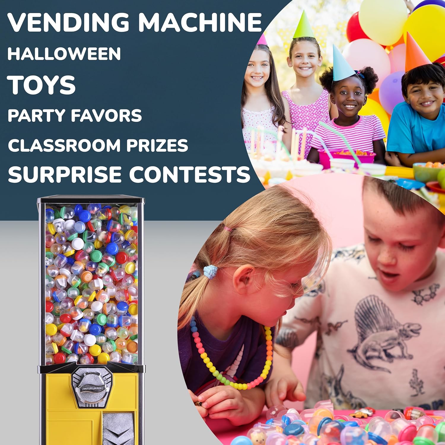 100-500 szt. Puste okrągłe kap – Prize Capsule Toy Machine recenzja i cena