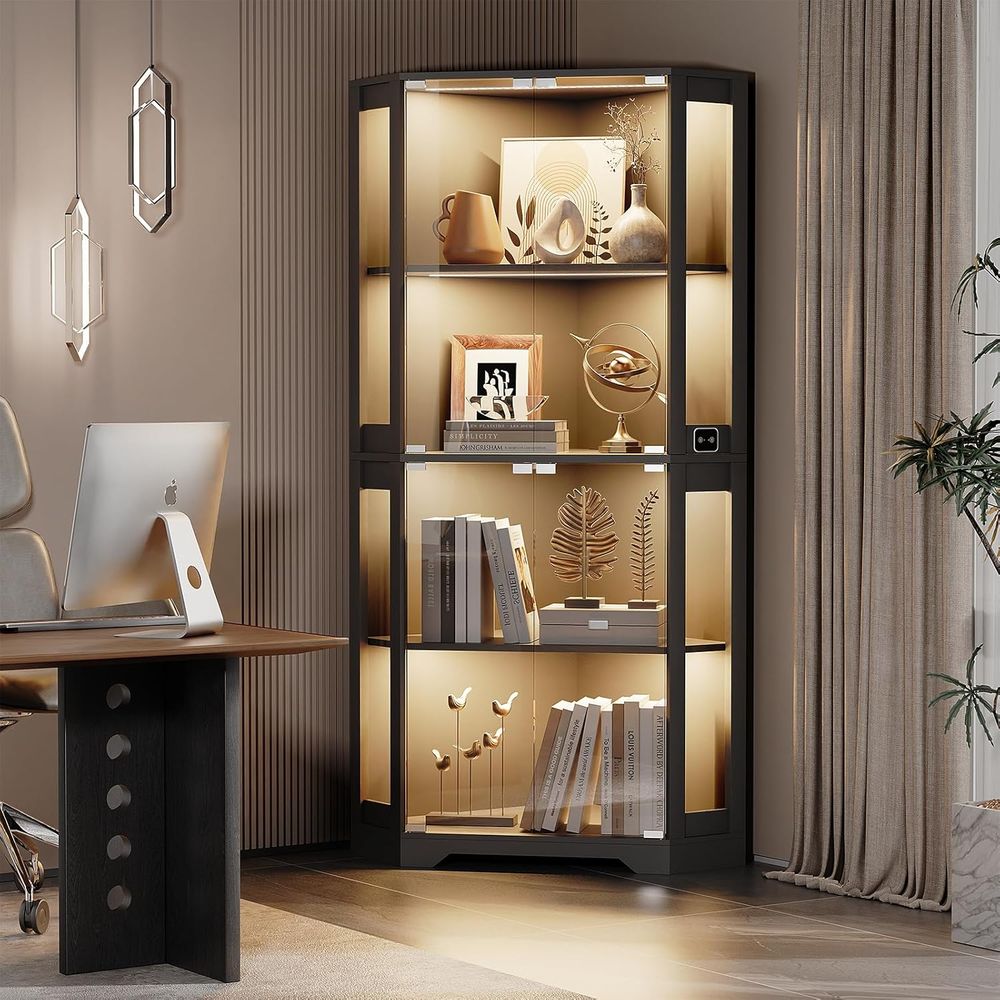 65 Świecąca szklana witryna ek – Glass Cabinet Display recenzja i cena