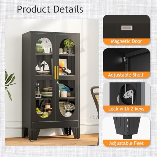 Szafka ekspozycyjna zamykana n – Glass Cabinet Display recenzja i cena