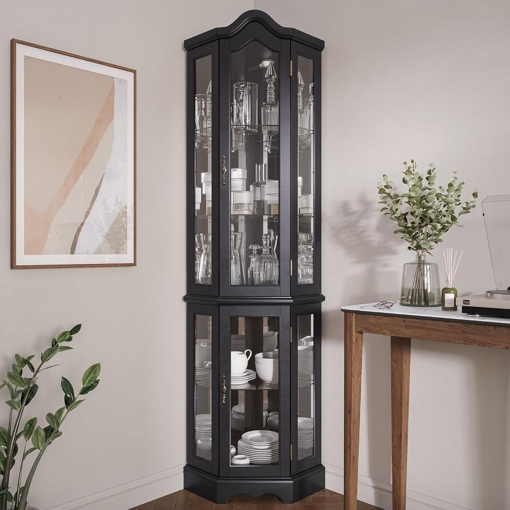 Podświetlana, trójstronna szkl – Glass Cabinet Display recenzja i cena