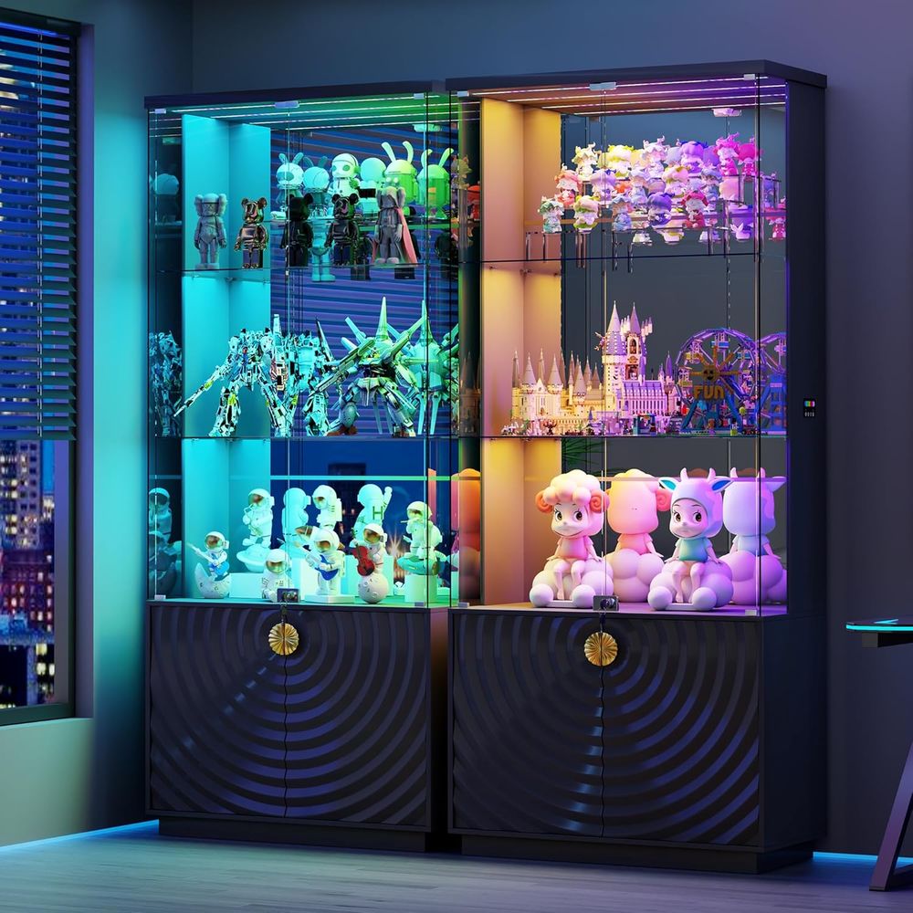 Szklana witryna na 71 sztuki,  – Glass Cabinet Display recenzja i cena