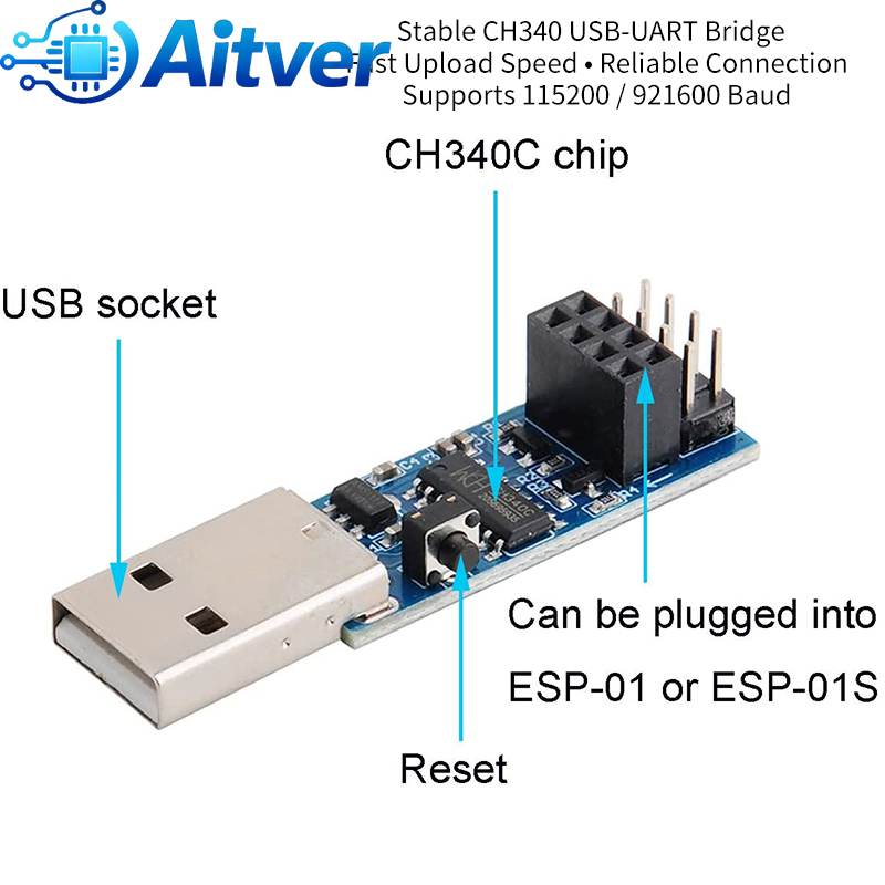 Adapter programatora ESP01 USB – Arduino Vending Machine Project recenzja i cena