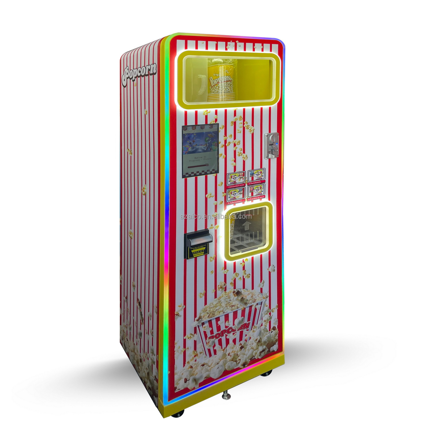Automat do popcornu z dwoma sm – Popcorn Vending Machine recenzja i cena