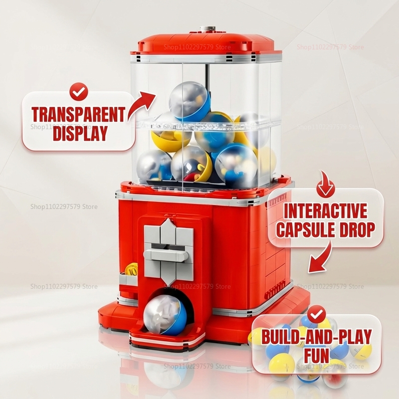 1343 Elementy Zestaw Klocków d – Arcade Game Vending Machine recenzja i cena