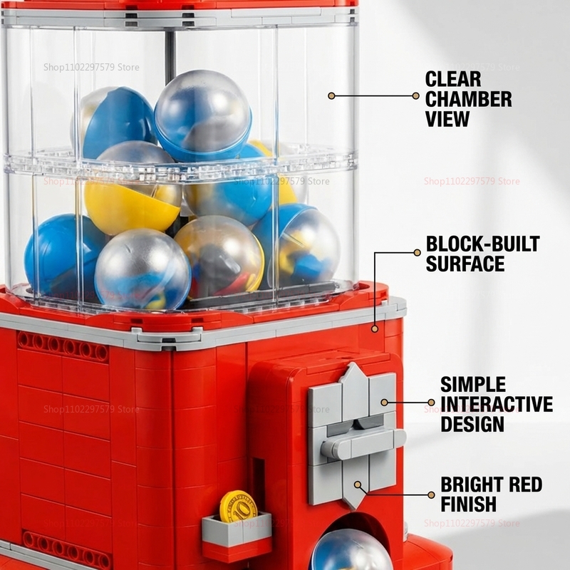 1343 Elementy Zestaw Klocków d – Arcade Game Vending Machine recenzja i cena