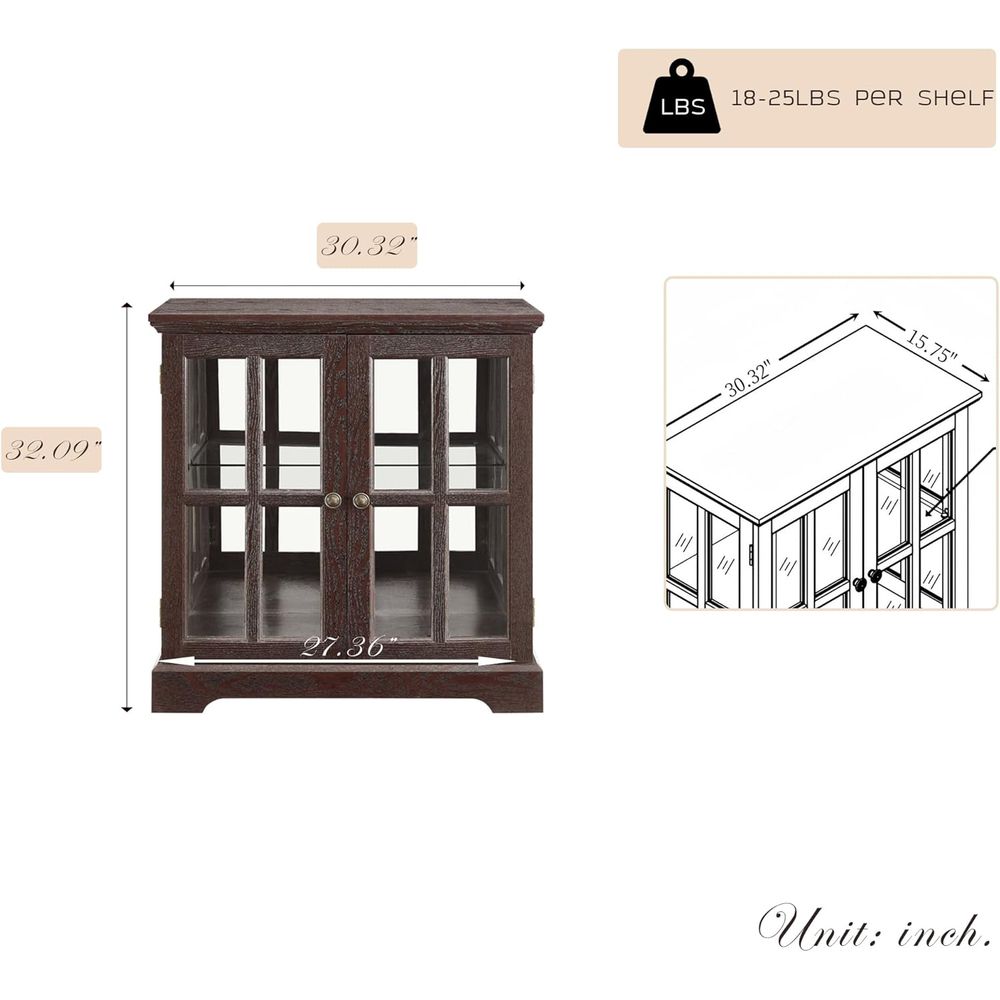 Witryna z 32 wysokimi diodami  – Glass Cabinet Display recenzja i cena