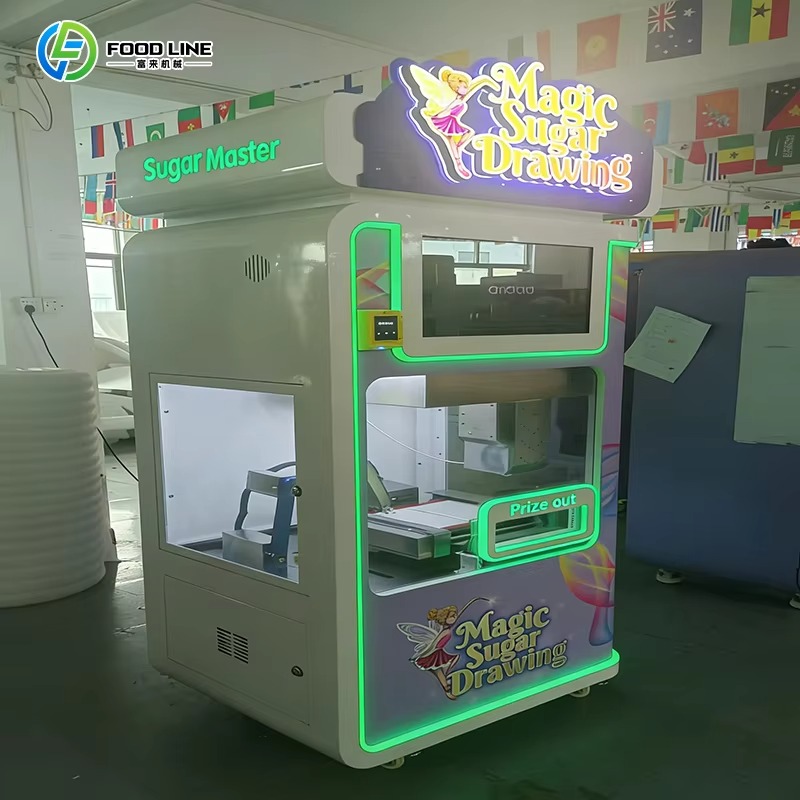 Automat do malowania cukrem z  – Popcorn Vending Machine recenzja i cena